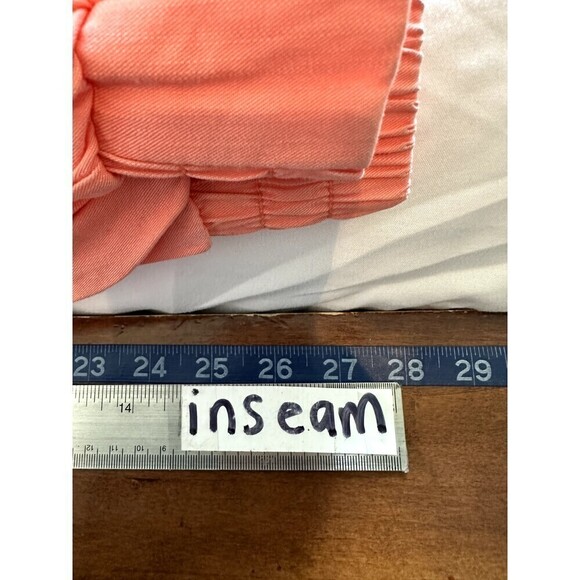 Lane Bryant Orange Pull on Trousers Woman's Size 26/28 Elastic Waist summer - Picture 11 of 16